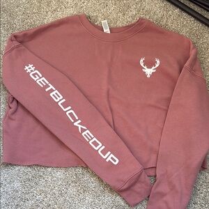 Bucked Up Mauve Sweatshirt